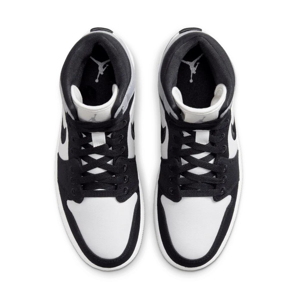 Air Jordan 1 Mid SE Women's Shoes 'Sail/Black/Grey'