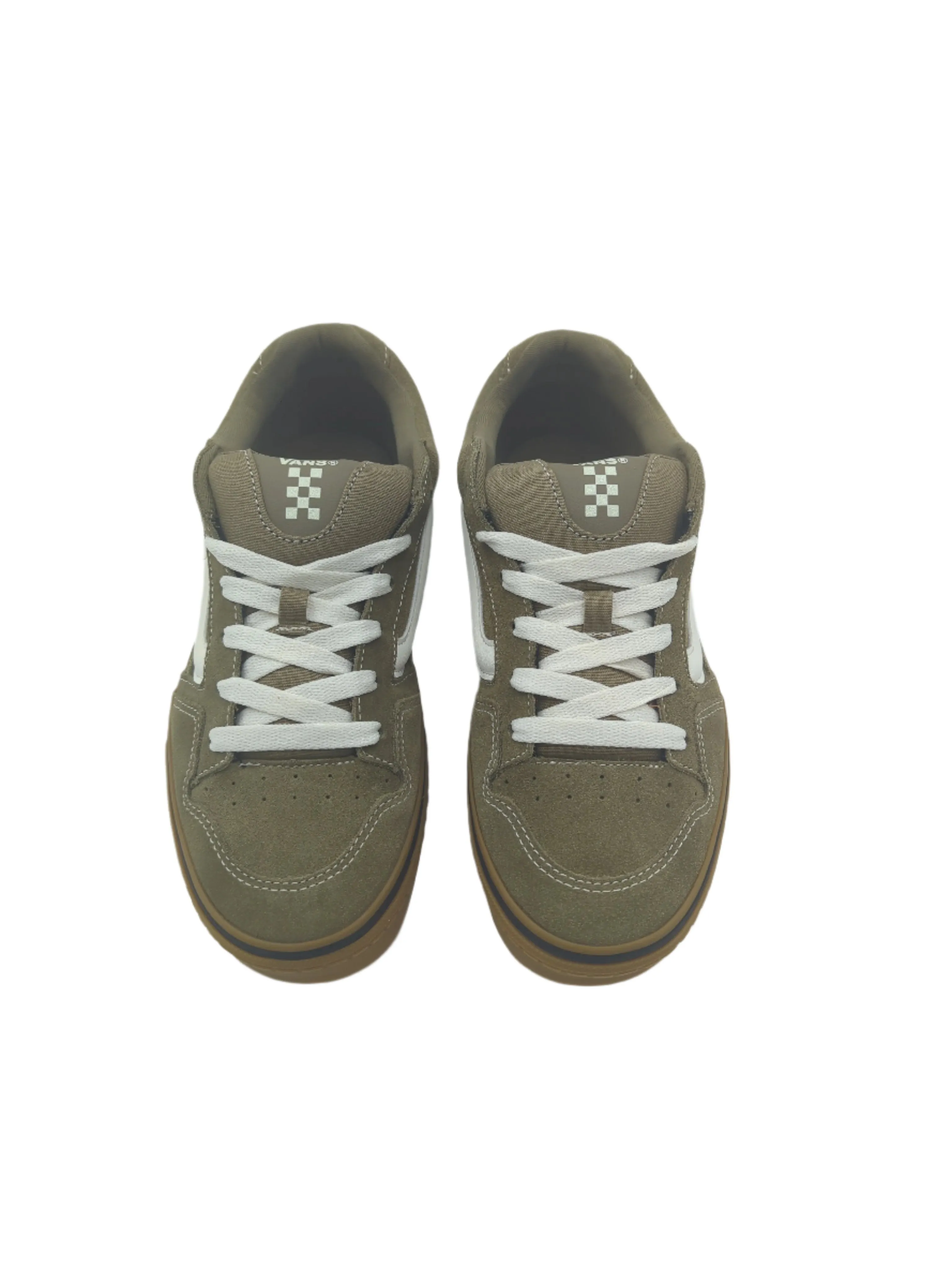 Caldrone Olive Suede Gum Sole Sneaker