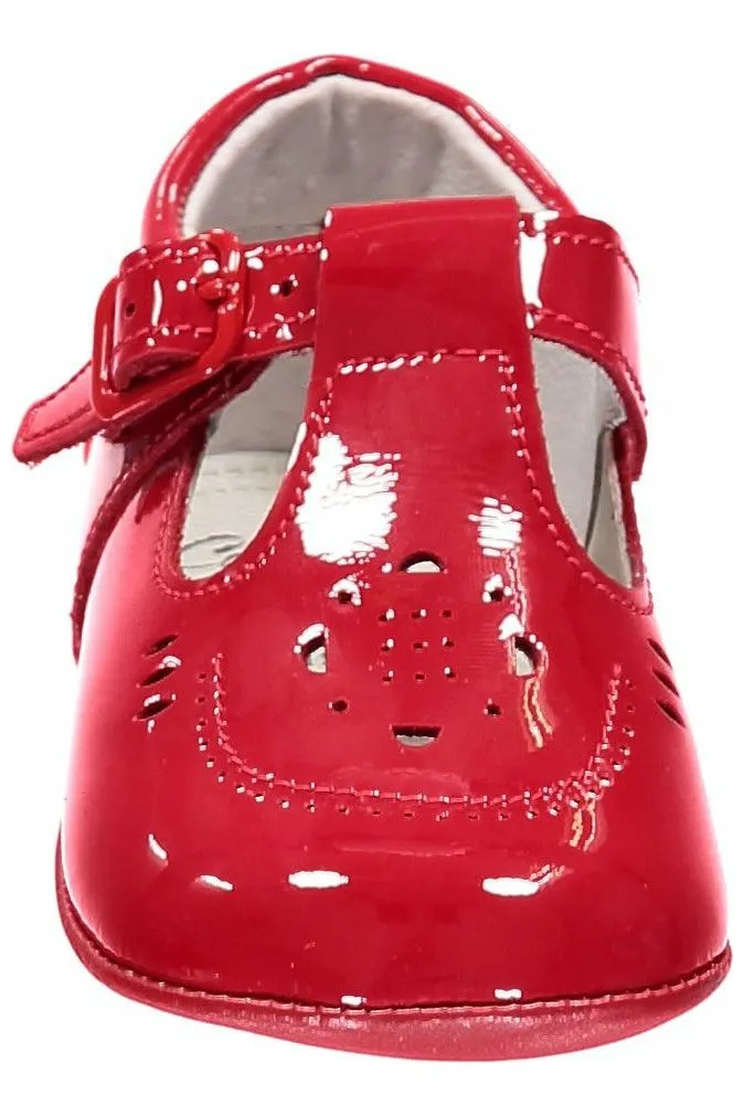 Carriage Boutique Red Soft Sole Baby Girl Shoes