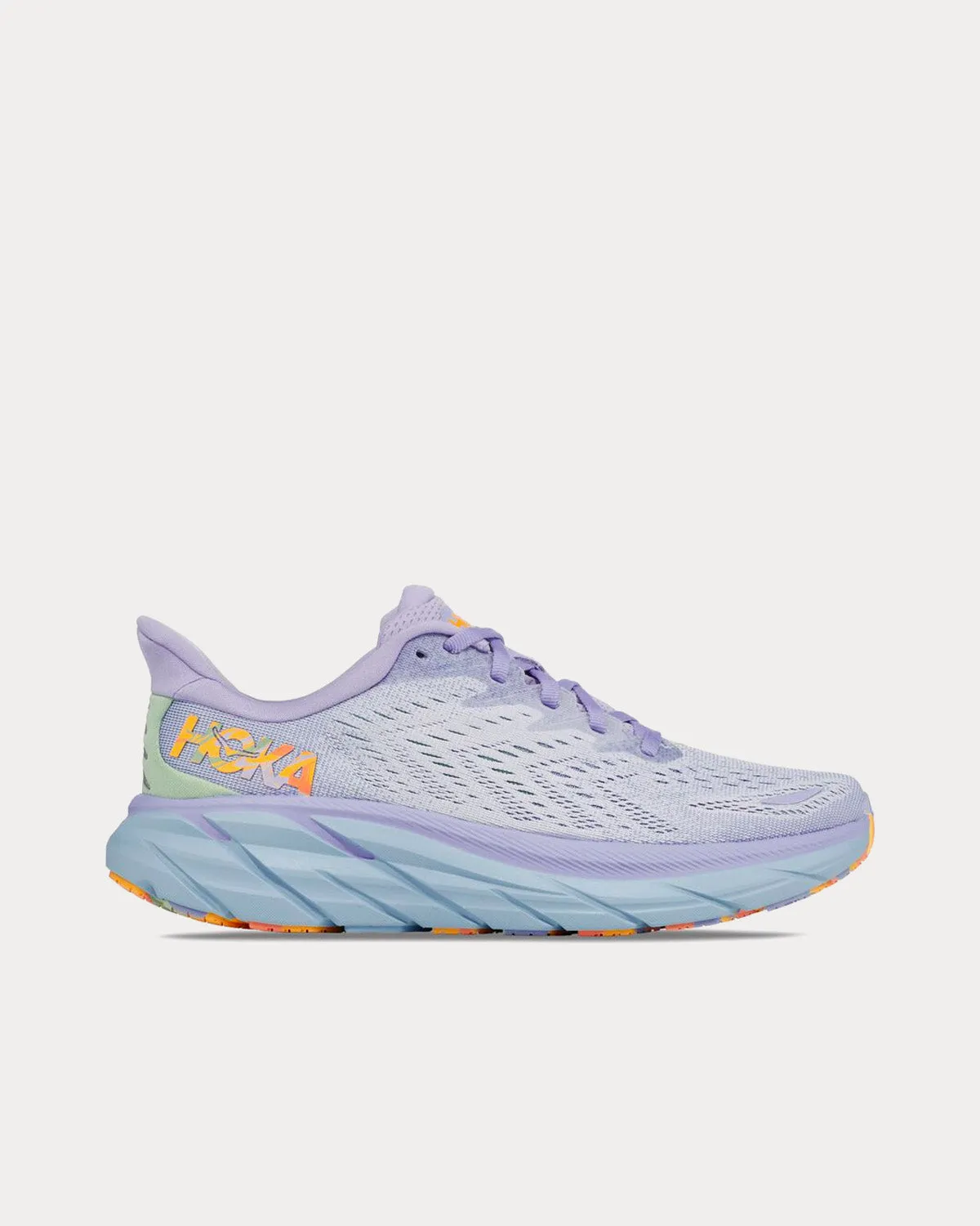 Clifton 8 Baby Lavender / Smoke Green Running Shoes