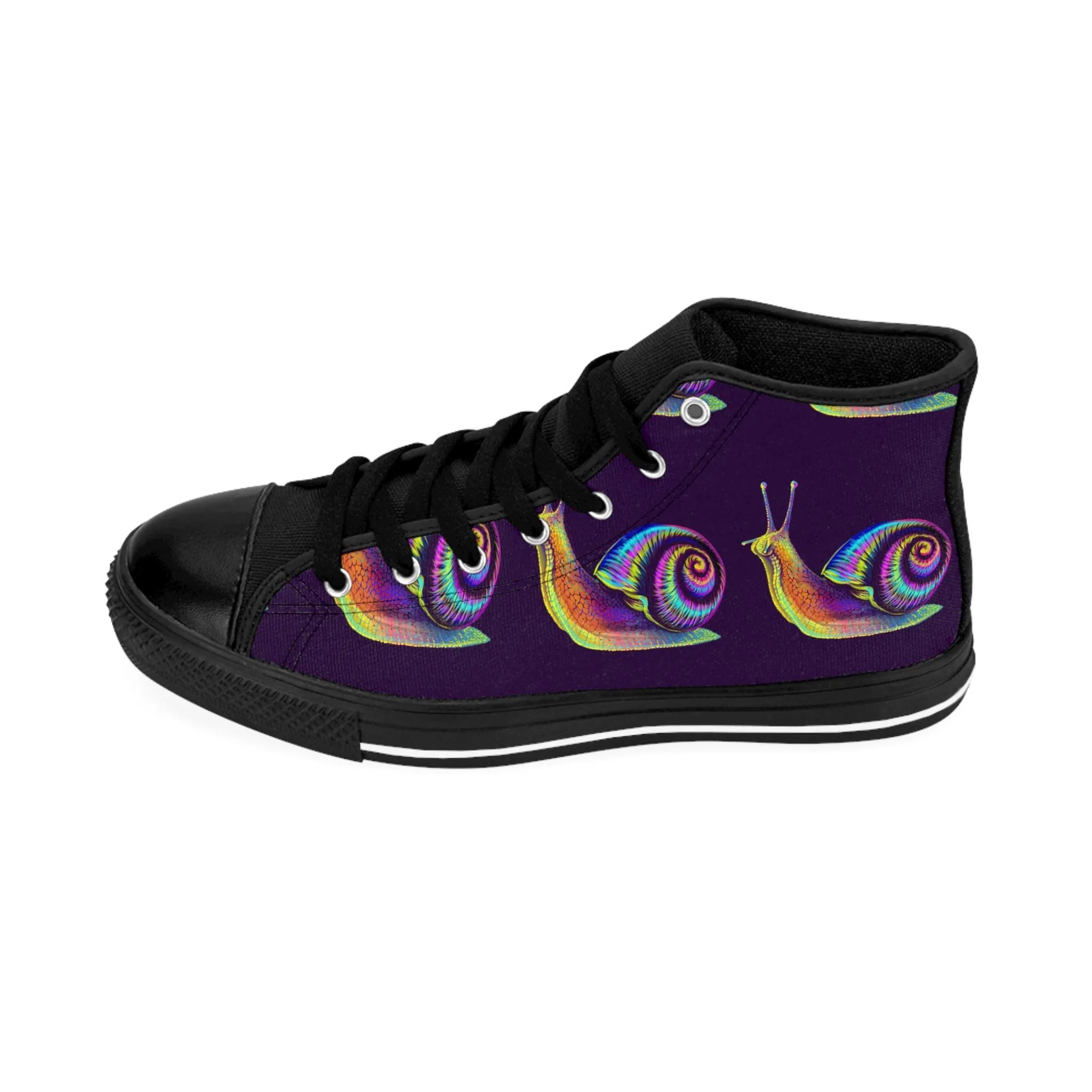 Colorful Snail Women's Classic Sneakers