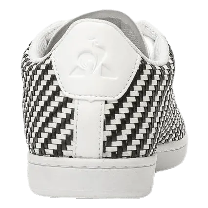 CourtsetT W Woven  White/Black