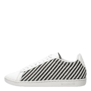 CourtsetT W Woven  White/Black
