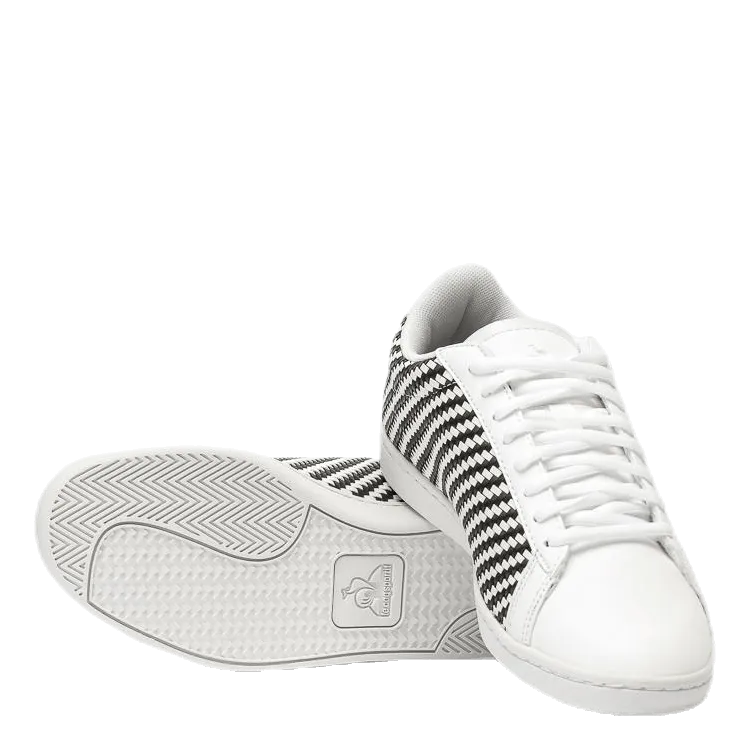 CourtsetT W Woven  White/Black