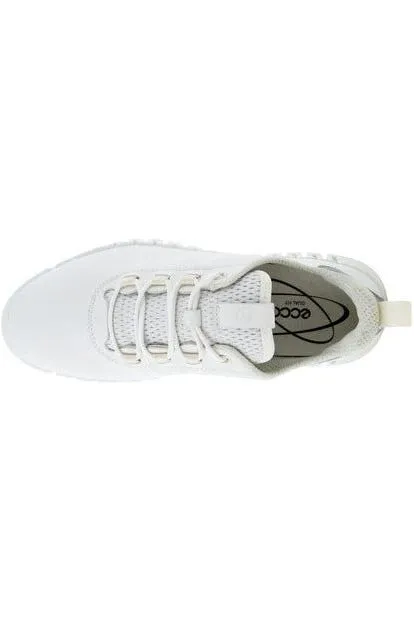 ECCO Womens Gruuv 218203 60718 in white leather