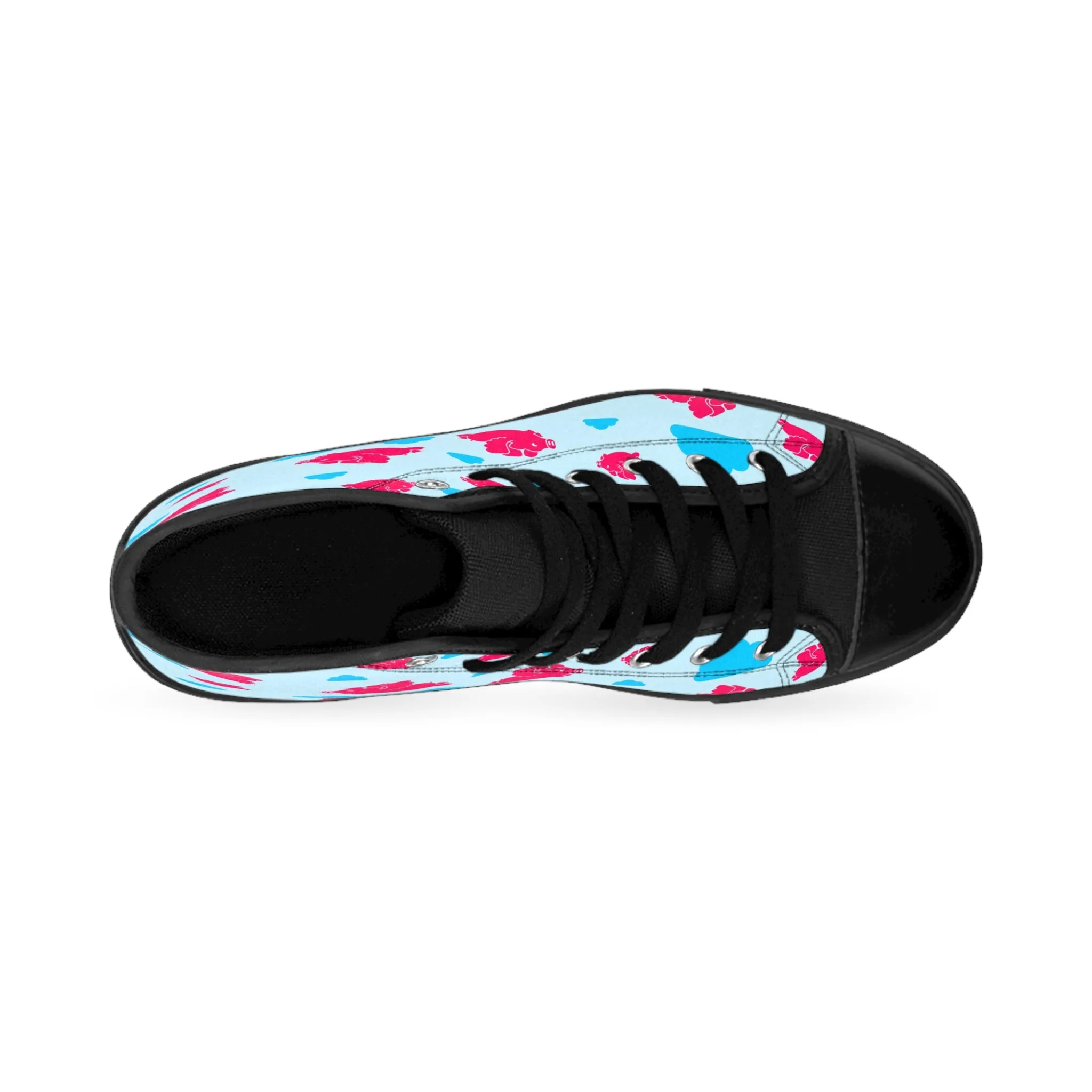 Flying Pink Pig Women's Classic Sneakers