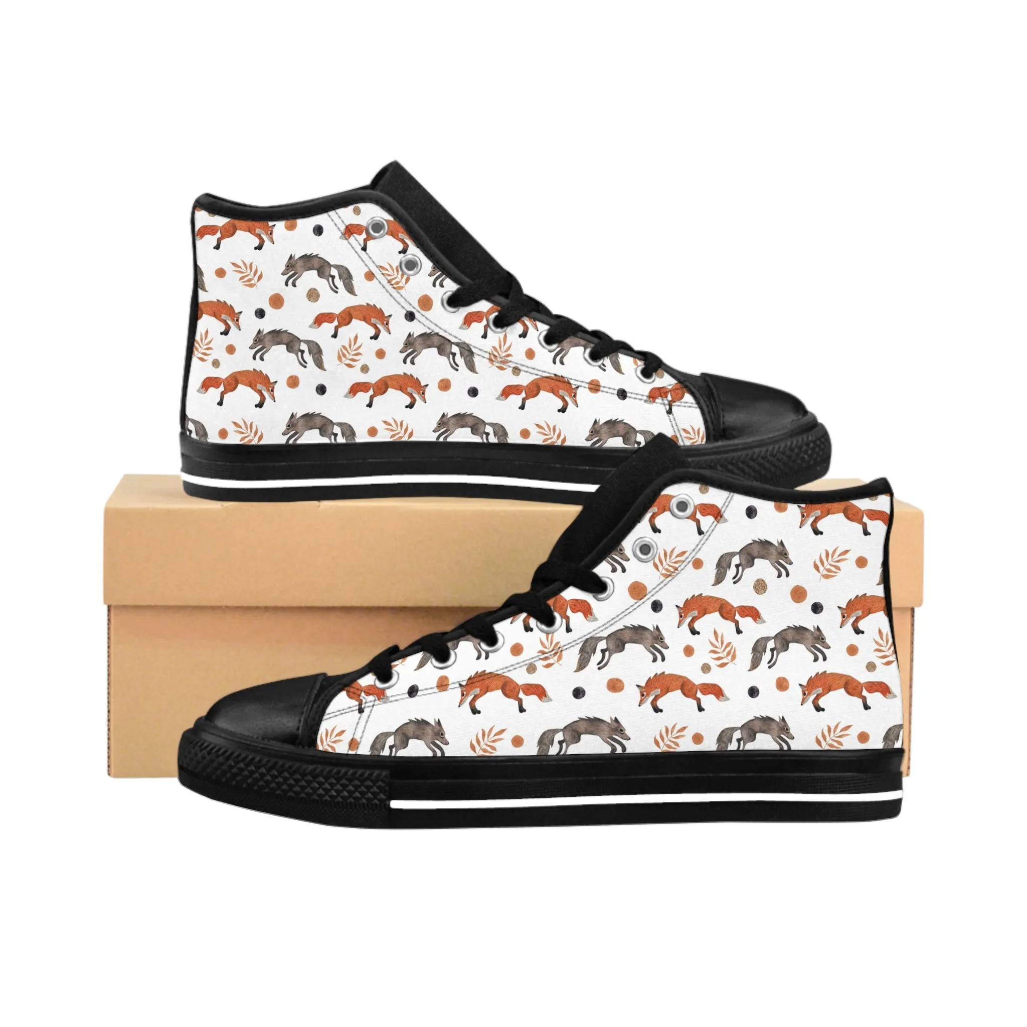 Fox and Wolf Women's Classic Sneakers