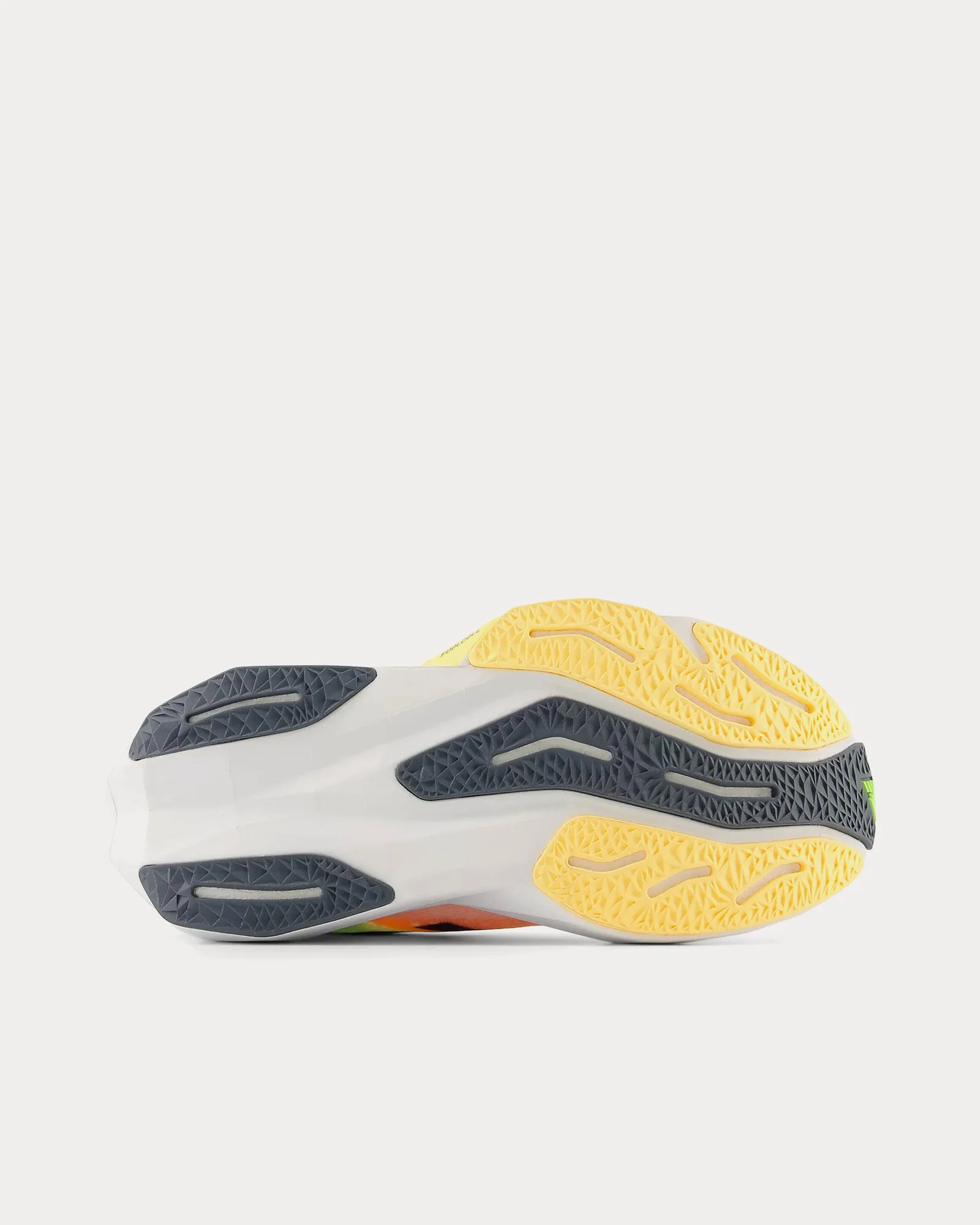 FuelCell Rebel v4 White / Bleached Lime Glo / Hot Mango Running Shoes