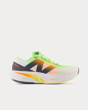 FuelCell Rebel v4 White / Bleached Lime Glo / Hot Mango Running Shoes