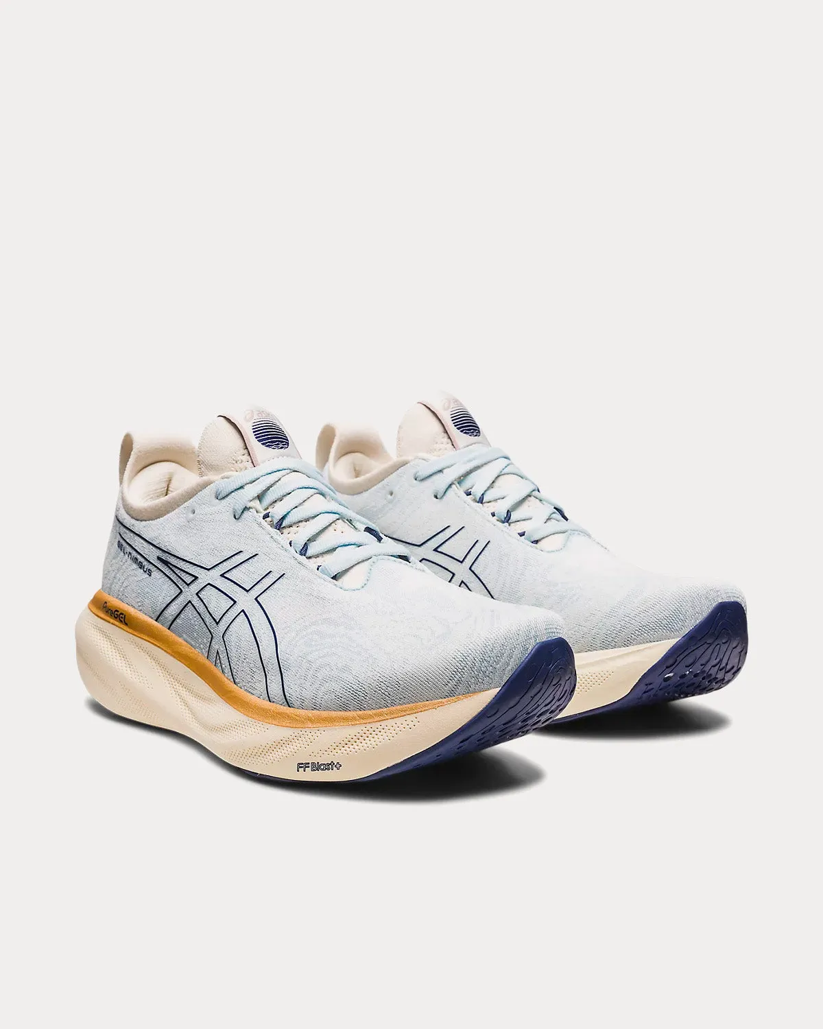 Gel-Nimbus 25 Sky / Cream Running Shoes