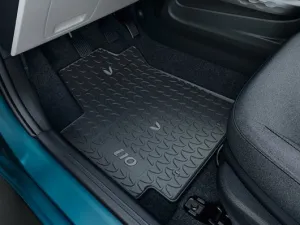 Genuine Hyundai I10 Floor Mats, All Weather With Grey Accent, Rhd