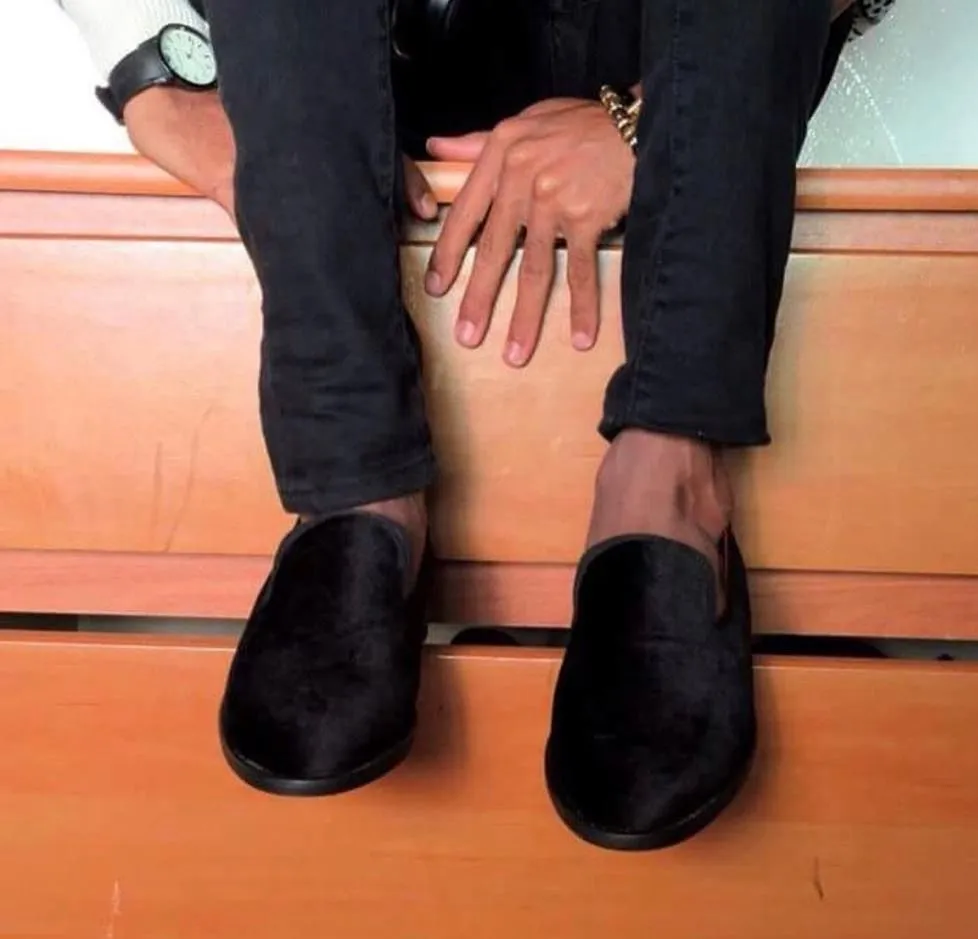 Jack Marc Fashion Suede Loafer for Wedding, Traditional, and Party Wear
