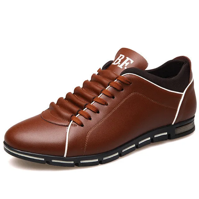 Leisure Luxury Leather Breathable Shoes