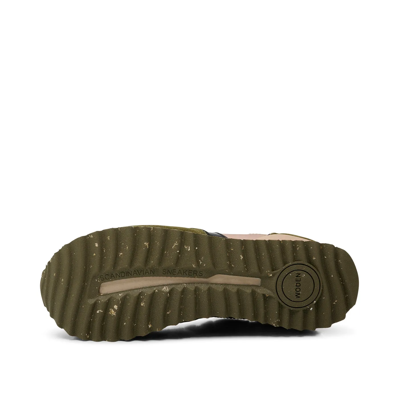 Nellie II Metallic Plateau - Coffee Cream/Dark Olive
