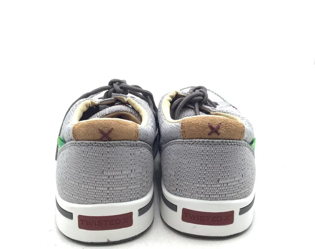 Twisted X Men's Gray Work Kicks Casual Shoes - Size 9.5W
