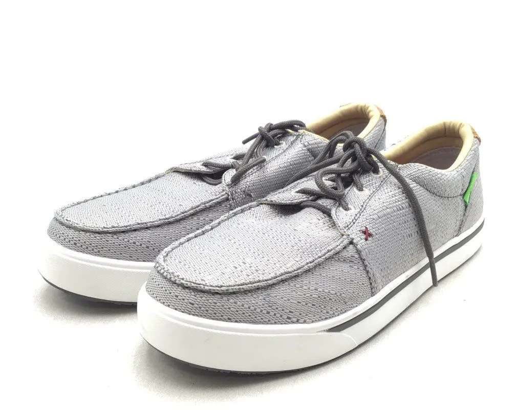 Twisted X Men's Gray Work Kicks Casual Shoes - Size 9.5W