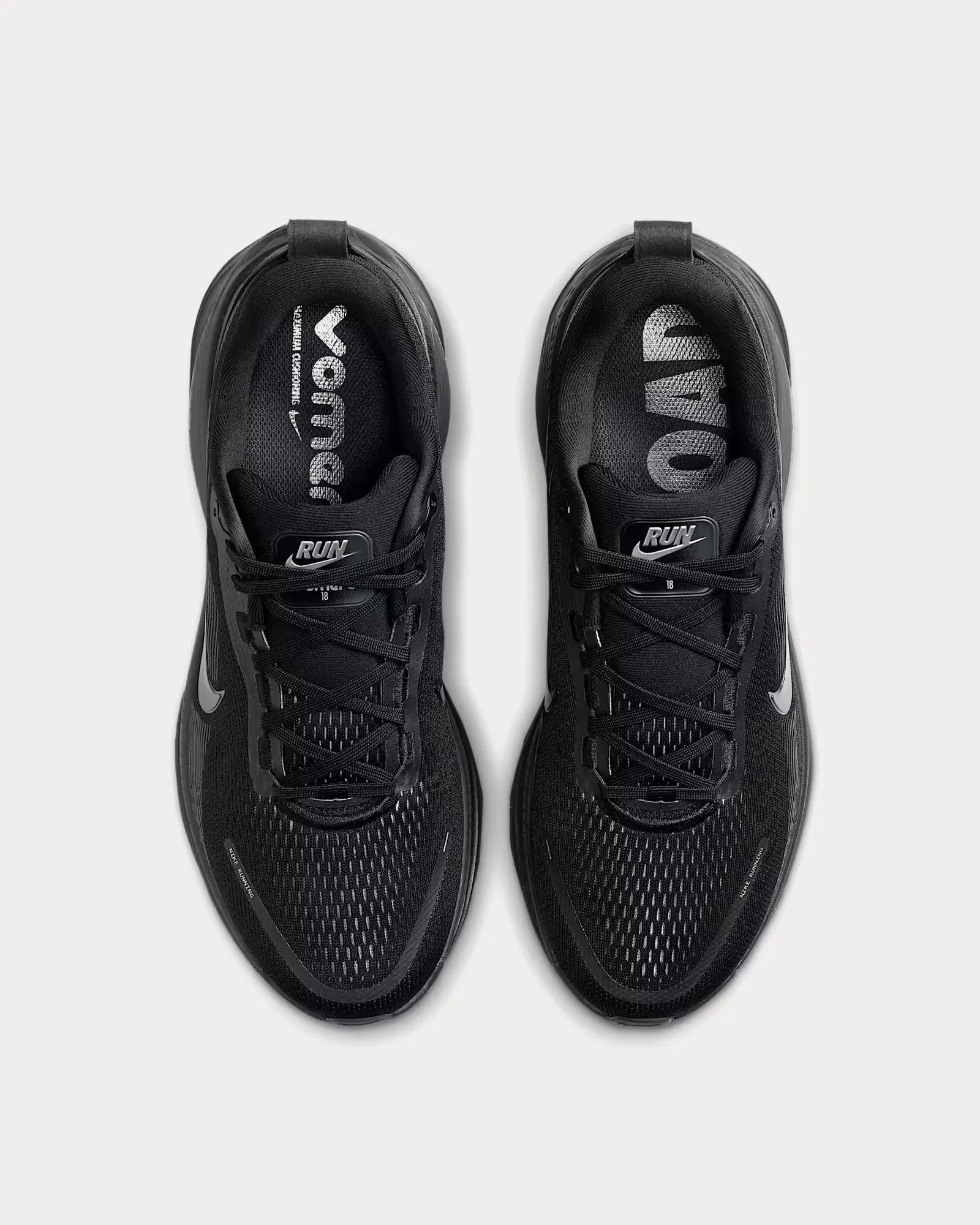 Vomero 18 Black / Dark Smoke Grey / Light Smoke Grey / Black Running Shoes